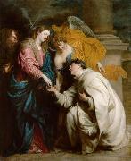 Mystische Verlobung des Seligen Hermann Joseph mit Maria Anthony Van Dyck